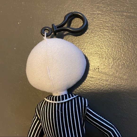 Jack Skellington Keychain The Nightmare Before Christmas Plush Halloween Disney - Picture 4 of 8